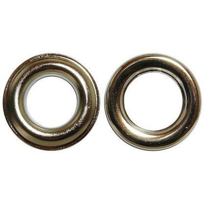 清原 【 サンコッコー 片面ハトメ #28 12mm ニッケル 6組入 SUN11-178 】真ちゅうハトメ 真鍮製  真ちゅう製 ハトメ 紐通し コード通し 強化 巾着バッグ ブレスレット スマホケース チョーカー バッグ