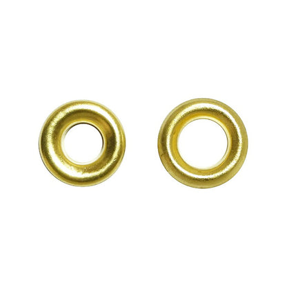 清原 【 サンコッコー 両面ハトメ #300 5mm ゴールド 12組入 】kiyohara 真ちゅうハトメ 真鍮製  真ちゅう製 ハトメ 紐通し コード通し 強化 巾着バッグ ブレスレット スマホケース チョーカー バッグ