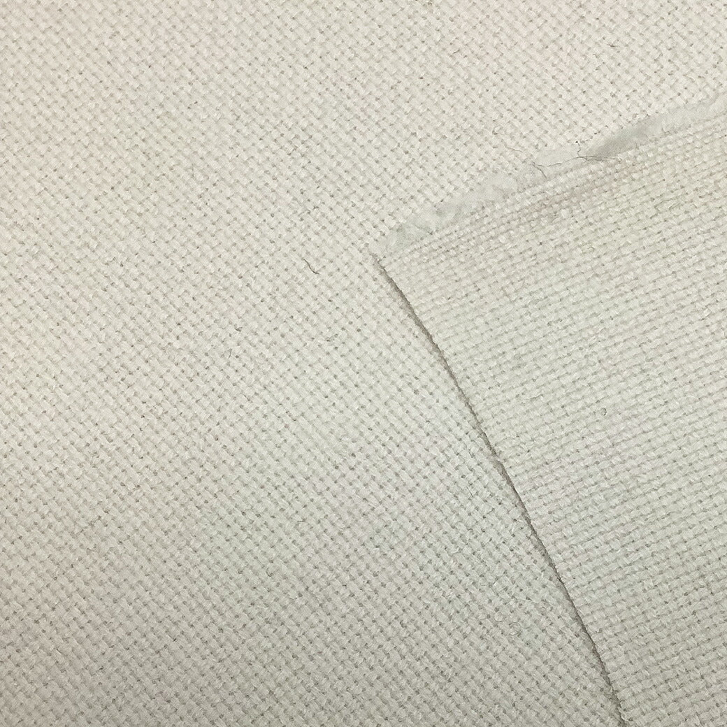 生地 【 キャンパス オフ白 】 帆布 キャンバス 巾140cm ウール90