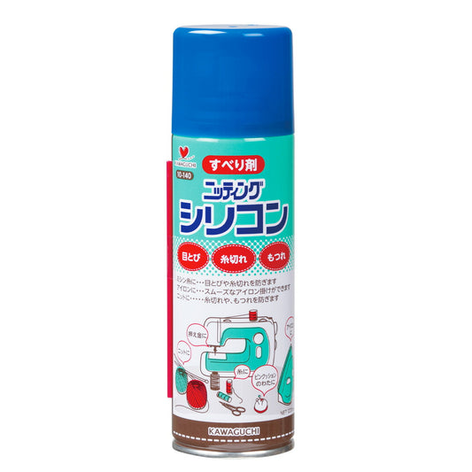 カワグチ 【 すべり剤 ニッティングシリコン 220ml 10-140 】 KAWAGUCHI 滑り剤 滑り止め すべり止め 目とび 糸切れ 目飛び もつれ 裁縫 洋裁 縫い縮み シリコン 布送り 縫製 業務用 スムーズ 合皮 ラミネート 滑らか 便利 服作り ミシン 手芸 ソーイング Textile World TOA