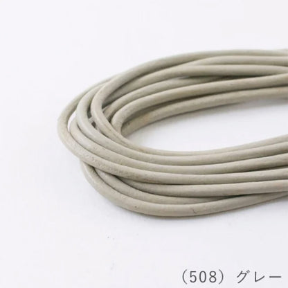 【 メルヘンアート バフレザーコード 2mm×2m 12色 】 レザーコード レザー 牛革 水牛 コード コード紐 革紐 革 レザー紐 革ひも レザークラフト クラフト ビーズアクセサリー バッグチャーム レザーアクセサリー グラスコード ブレスレット DIY 雑貨 ラッピング 梱包 包装