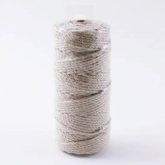 【 メルヘンアート HEMP TWINE 大玉 太 ピュア 50m 】 麻紐 麻ひも 麻 ヘンプ糸