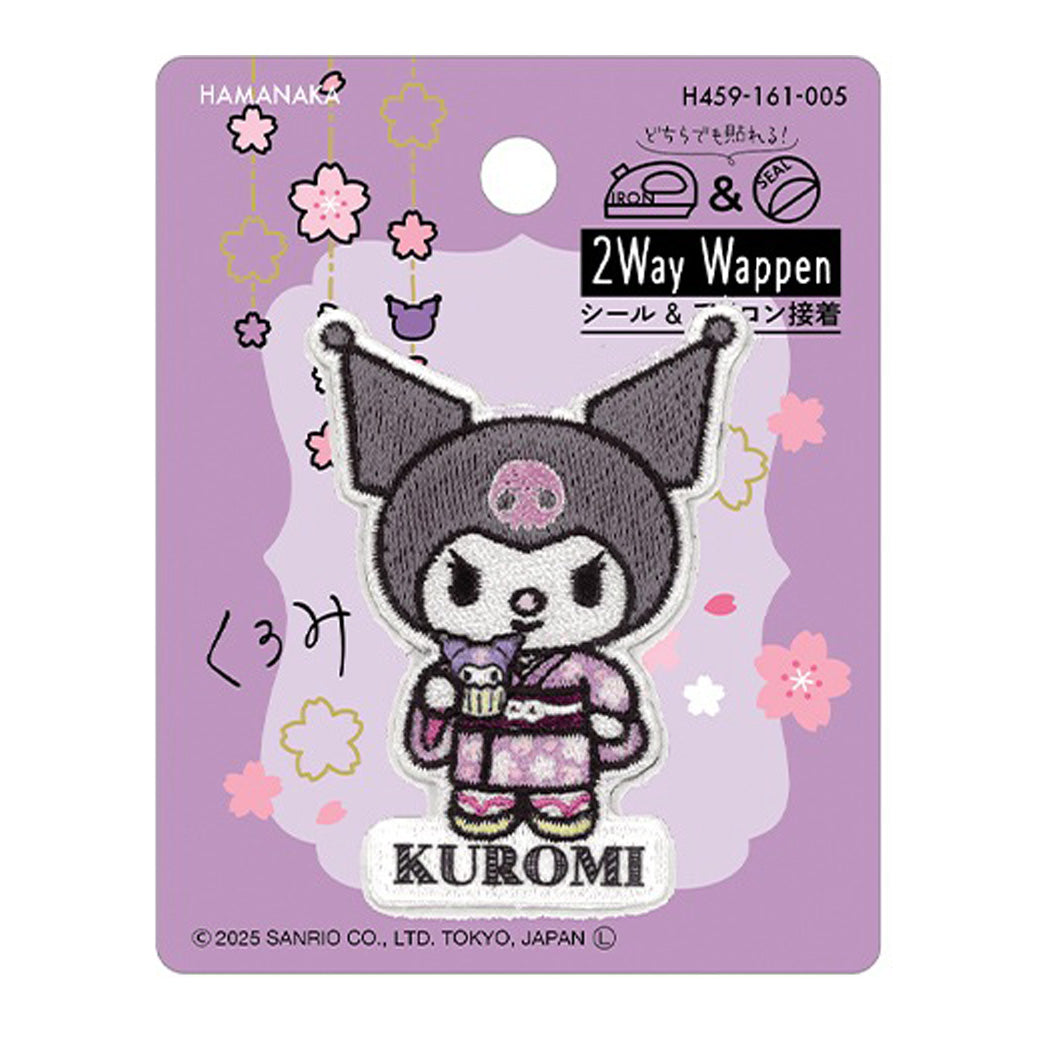ワッペン【 ハマナカ 2Way Wappen サンリオ 日本のお祭り クロミ おだんご H459-161-006 】