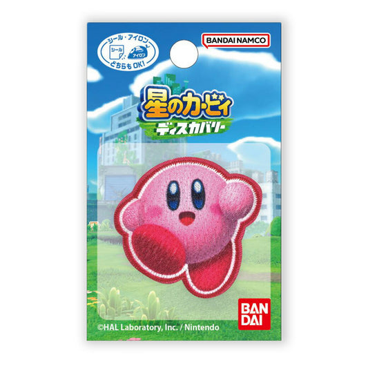 ワッペン【 パイオニア カービィ ワッペン BAN450 BAN96 】 アイロンワッペン バンダイ bandai Nintendo カービィ 星のカービィ キャラクター ゲームキャラ アニメ アイロン接着 シール パイオニア マスク ワンポイント 刺繍ワッペン 入園 入学 新学期準備 Textile World TOA