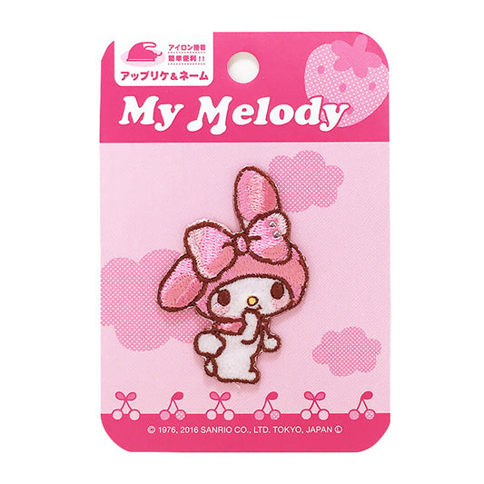 ワッペン【 サンリオ マイメロディ BC06 】 アイロンワッペン サンリオキャラクター マイメロデイ マイメロ マイメロちゃん マイメロディー アイロン接着 シール サンリオワッペン パイオニア マスク ワンポイント 女の子 かわいい 入園 入学 新学期準備 Textile World TOA