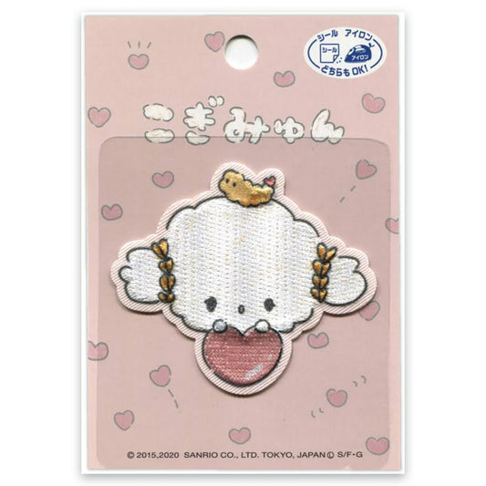ワッペン【 サンリオ こぎみゅん SCW600 SCW09 】 アイロンワッペン サンリオキャラクター こぎみゅん 小麦粉の妖精 アイロン接着 シール サンリオワッペン パイオニア ワンポイント 入園 入学 新学期準備 レッスンバッグ スモッグ 習い事バッグ Textile World TOA