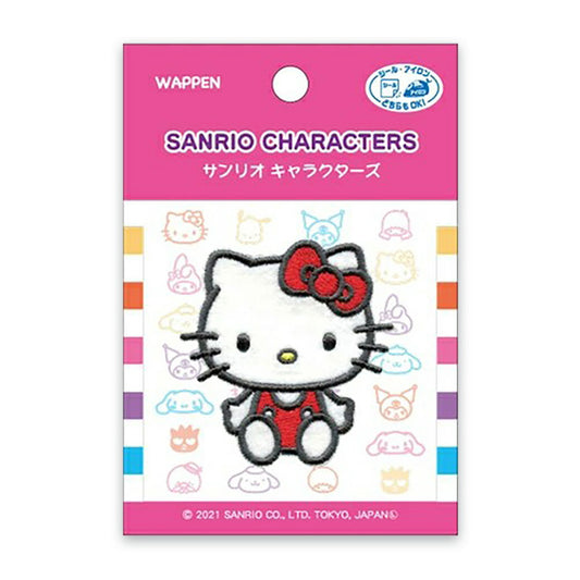 ワッペン【 サンリオ ハローキティ SCW550 SCW37 】 アイロンワッペン サンリオキャラクター ハローキティ キティちゃん アイロン接着 シール サンリオワッペン パイオニア ワンポイント 入園 入学 新学期準備 レッスンバッグ スモッグ 習い事バッグ Textile World TOA