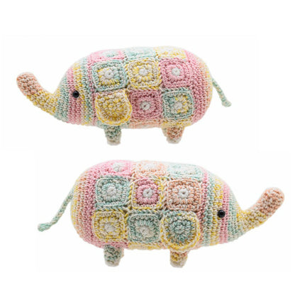 【 ゾウのクルト あみぐるみキット 】 あみぐるみ 手芸キット 手編みキット あみぐるみシリーズ NASKA ぬいぐるみ かぎ針 モチーフ ニット作家 エルタデザイン