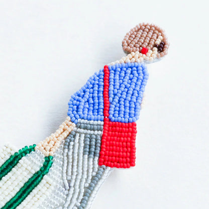 【 MIYUKI おでかけブローチ おとまり 】 刺しゅうキット ブローチ ビーズ刺繍