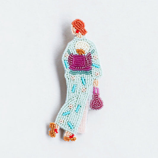 【 MIYUKI おでかけブローチ 浴衣 】 刺しゅうキット ブローチ ビーズ刺繍 刺しゅう ビーズキット ビーズ 刺繍 おでかけ アクセサリー ミユキ おでかけブローチキット はらぺこブローチキット ビーズ刺繍キット ビーズ刺繍 miyuki お出かけブローチ Textile World TOA<br>
