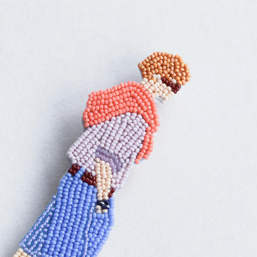 【 MIYUKI おでかけブローチ メンズキット 花見 】 刺しゅうキット ブローチ ビーズ刺繍