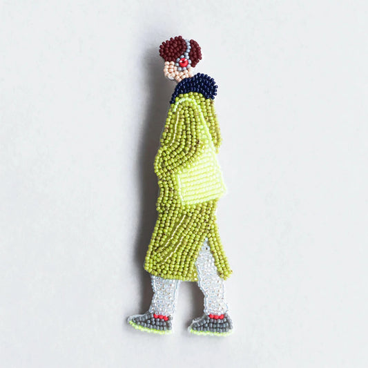 【 MIYUKI おでかけブローチ メンズキット 習い事 】 刺しゅうキット ブローチ ビーズ刺繍