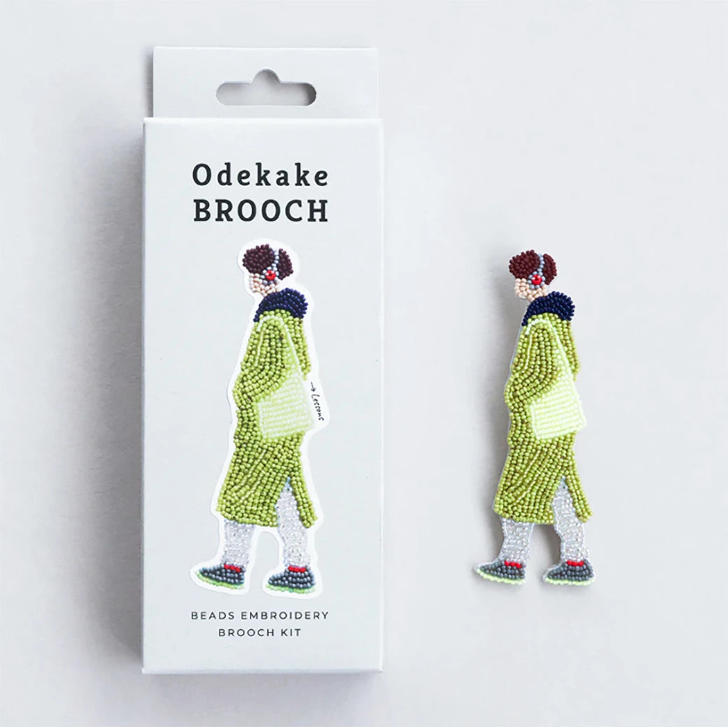 【 MIYUKI おでかけブローチ メンズキット 習い事 】 刺しゅうキット ブローチ ビーズ刺繍