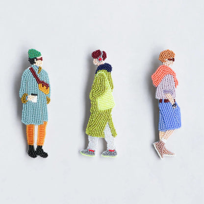 【 MIYUKI おでかけブローチ メンズキット 習い事 】 刺しゅうキット ブローチ ビーズ刺繍