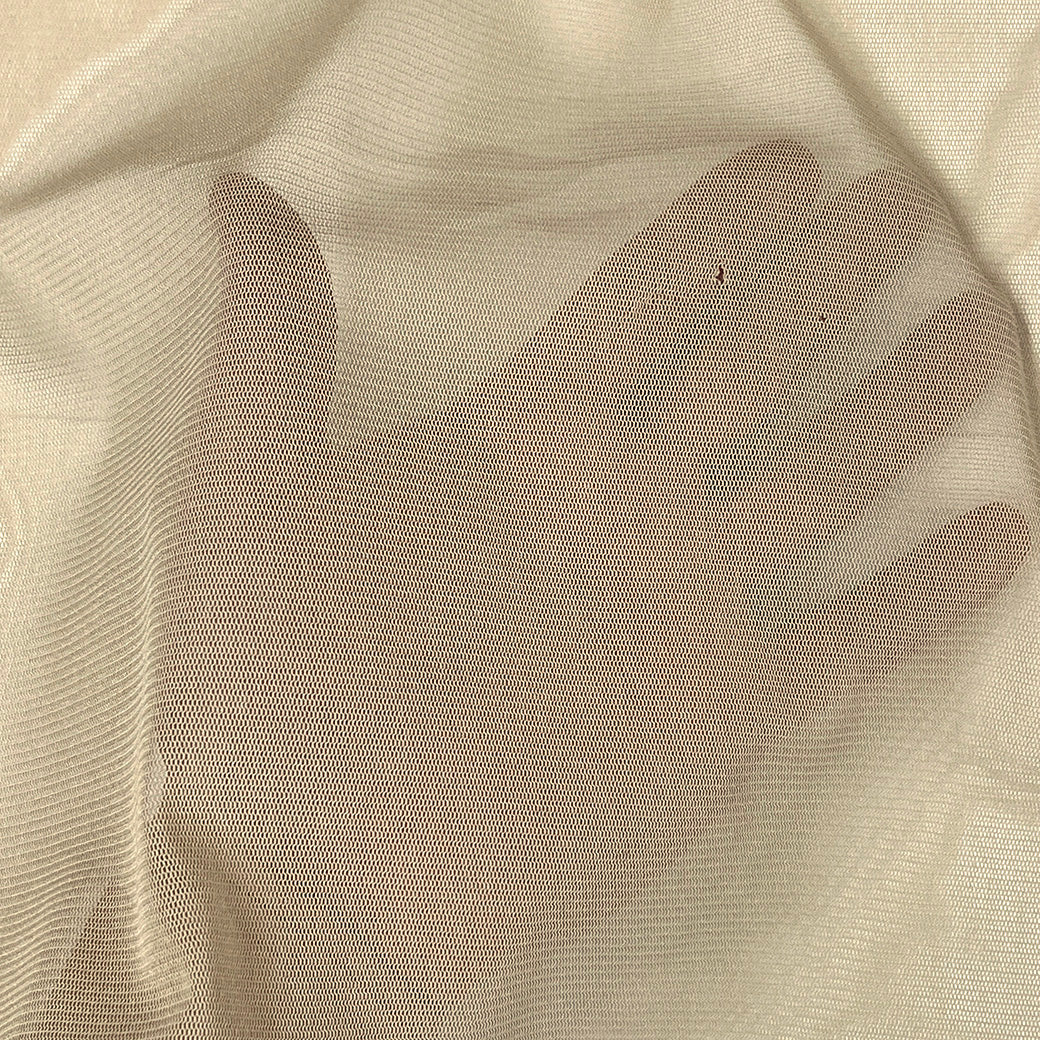 生地 【 50Dソフトチュールネット ベージュ】 チュール生地 112cm巾 無地 薄手 50デニール シアー