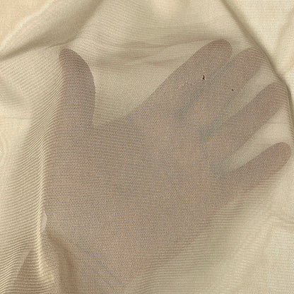 生地 【 50Dソフトチュールネット ベージュ】 チュール生地 112cm巾 無地 薄手 50デニール シアー