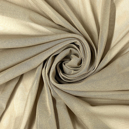 生地 【 50Dソフトチュールネット ベージュ】 チュール生地 112cm巾 無地 薄手 50デニール シアー