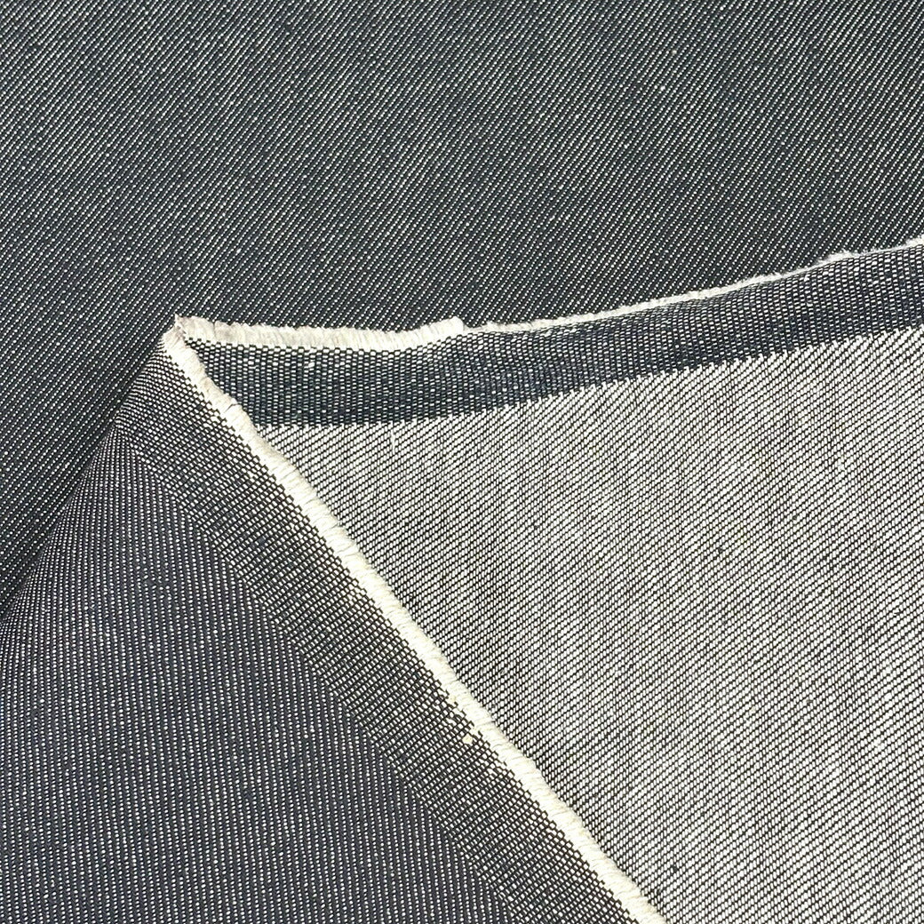生地 【 11.5OZ 光沢デニム 】 デニム デニム生地 デニム布地 無地 ヴィンテージ 古着 レギュラーオンス コットン 綿100％ リジッドデニム シルクデニム ジーンズ ワンピース バッグ トートバッグ ポーチ 小物 ハン