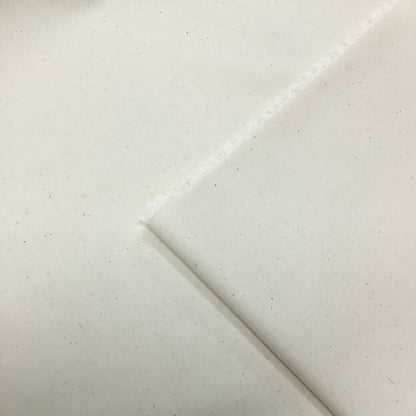 生地【 カラーシーチング 生成 】仮縫い シーチング生地 オフホワイト 生成り 巾110cm 綿カス残し 綿シーチング生地 ナチュラル 無地 カス残し 無地生地 布 服つくり 服飾 洋裁 インテリア雑貨 ハンドメイド バッグ エプロン テーブルクロス 寝具 Textile World TOA