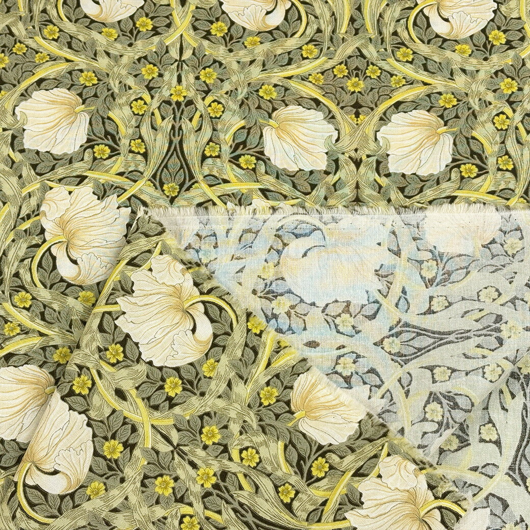 生地 【 V&A Fabric Collection ピンパネル 】 シーチング 110cm巾 コットン 綿100％ 薄手