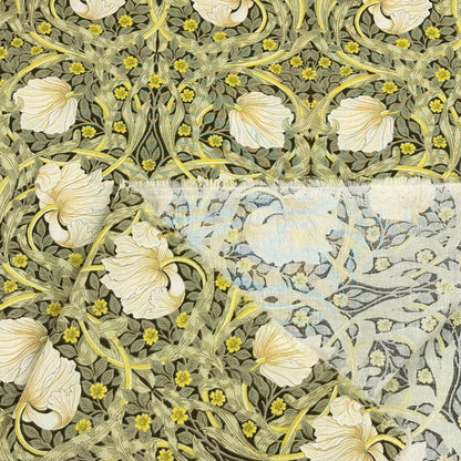 生地 【 V&A Fabric Collection ピンパネル 】 シーチング 110cm巾 コットン 綿100％ 薄手