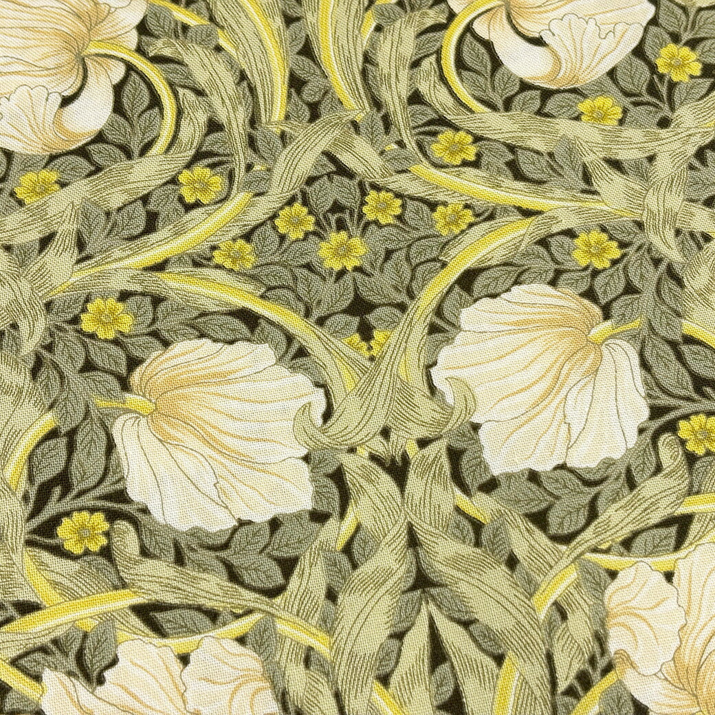 生地 【 V&A Fabric Collection ピンパネル 】 シーチング 110cm巾 コットン 綿100％ 薄手