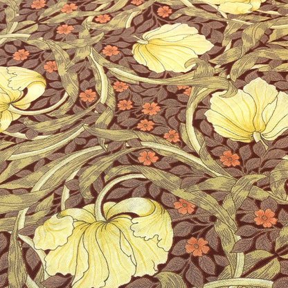 生地 【 V&A Fabric Collection ピンパネル レッド 】 シーチング 110cm巾 コットン 綿100％ 薄手