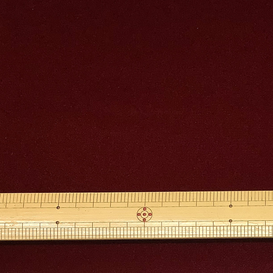 生地 【 アゲハラベルベット エンジ 】 ベルベット 巾110cm 生地表