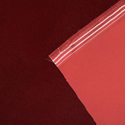 生地 【 アゲハラベルベット エンジ 】 ベルベット  巾110cm 生地表/レーヨン100％　裏/キュプラ100％