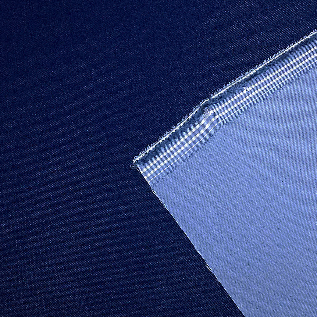 生地 【 アゲハラベルベット ネイビー 】 ベルベット  巾110cm 生地表/レーヨン100％　裏/キュプラ100％
