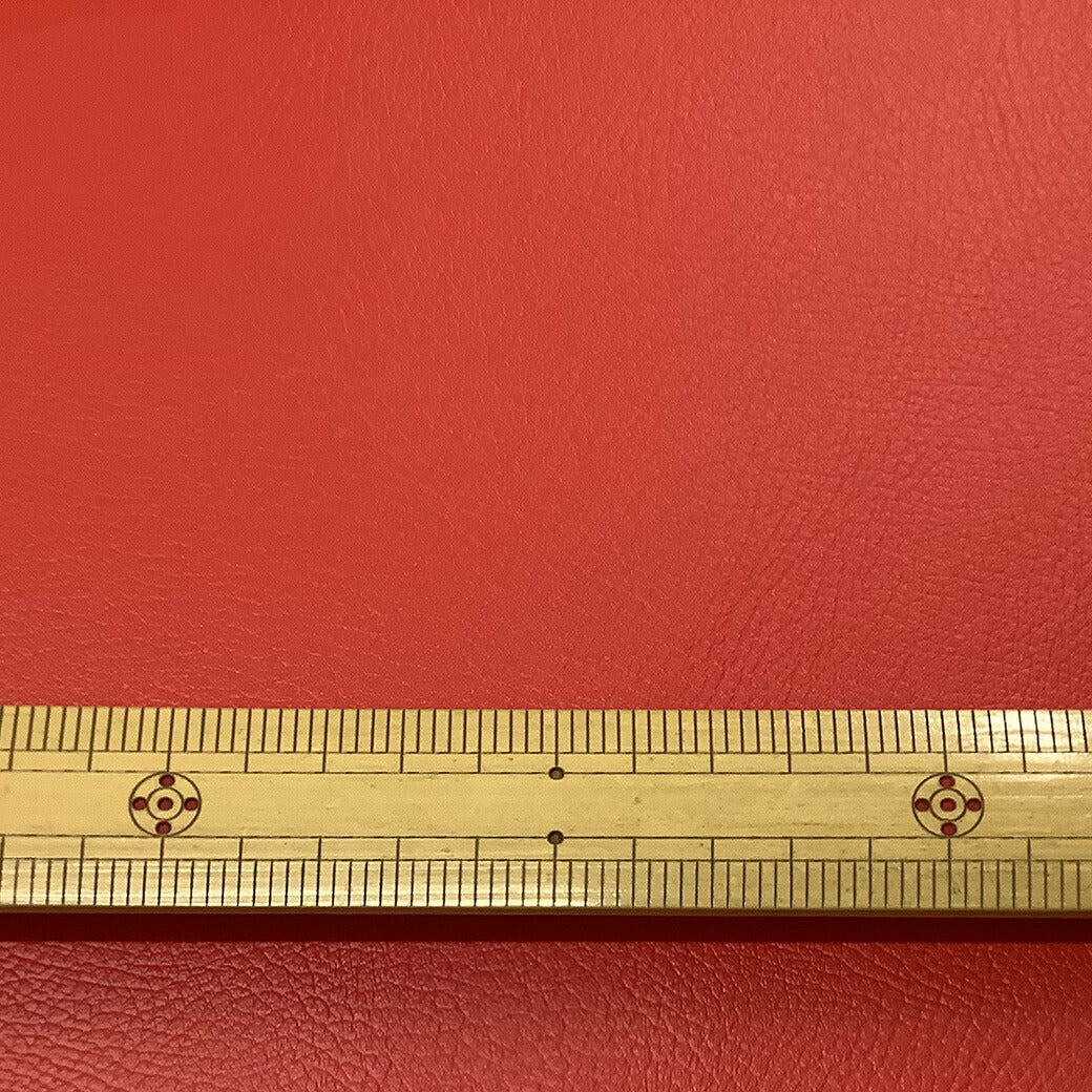 生地 【 合皮 厚 レッド 】 レザー生地 巾135cm 合成皮革 定番生地