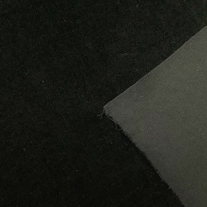 生地 【 貫八綾別珍  黒 】 別珍 貫八綾 別珍生地 ベルベッチン ベルベット ベロア ベルベット 無地