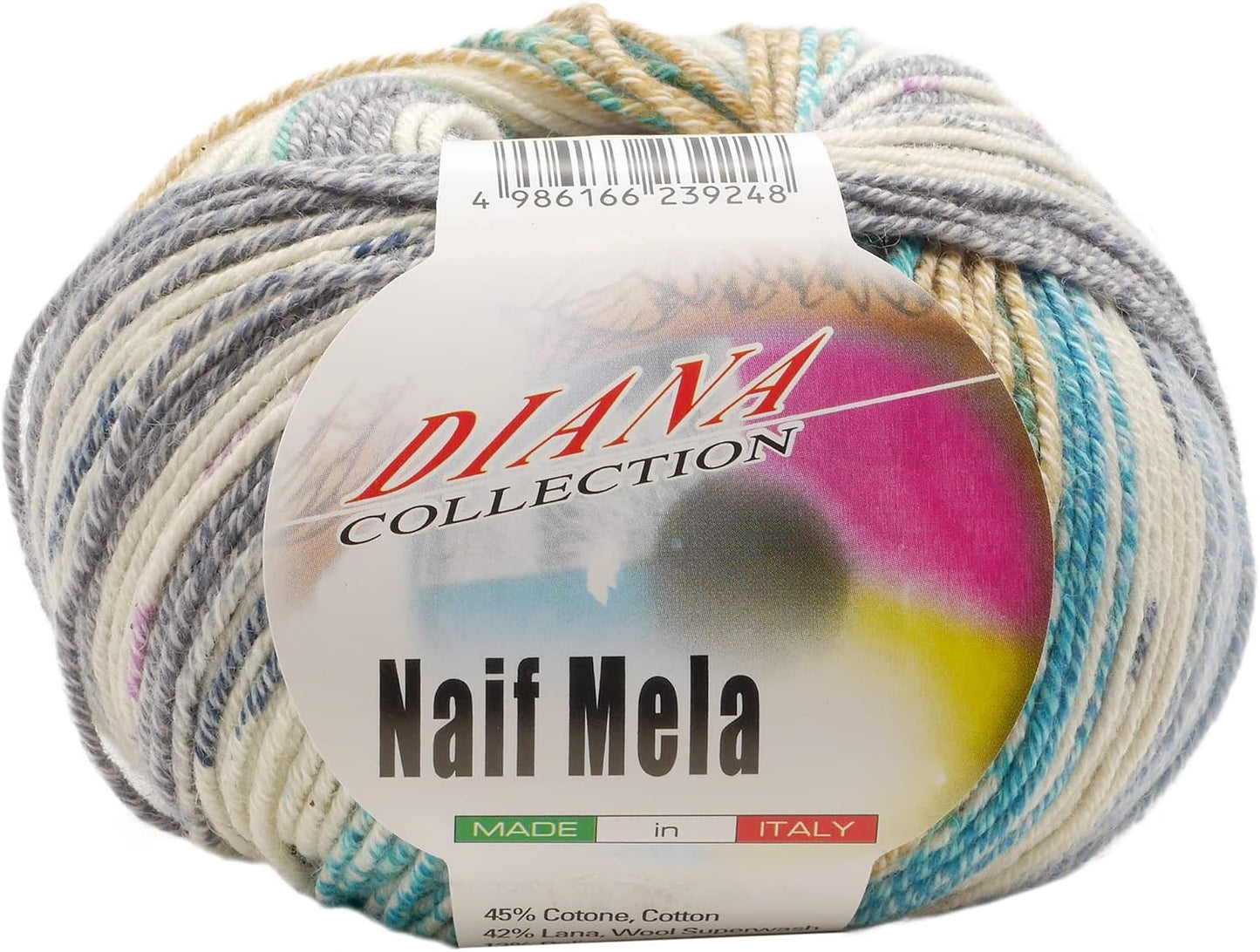 毛糸 【 NASKA ナイフメーラ #719ゴールドmix 50g 】 秋冬毛糸 毛糸 ナイフメーラ NAIFMELA