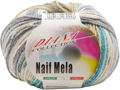 毛糸 【 NASKA ナイフメーラ #719ゴールドmix 50g 】 秋冬毛糸 毛糸 ナイフメーラ NAIFMELA