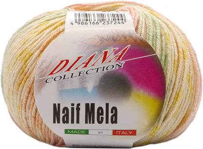 毛糸 【 NASKA ナイフメーラ #711パステル 50g 】 秋冬毛糸 毛糸 ナイフメーラ NAIFMELA