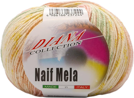 毛糸 【 NASKA ナイフメーラ #711パステル 50g 】 秋冬毛糸 毛糸 ナイフメーラ NAIFMELA