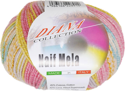 毛糸 【 NASKA ナイフメーラ #653ポップ 50g 】 秋冬毛糸 毛糸 ナイフメーラ NAIFMELA
