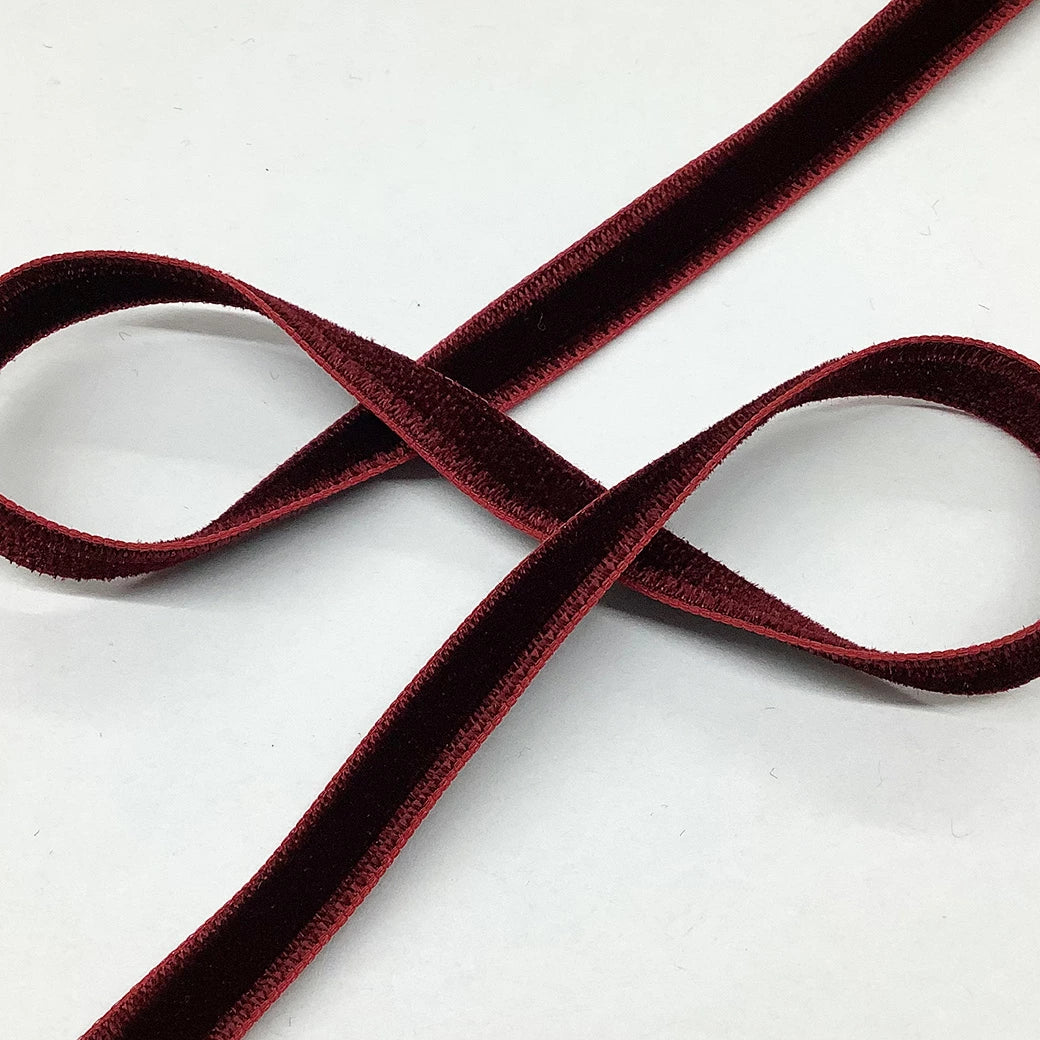 リボン 【 Elite エリート ベルベットリボン 20色 】 両面 ベロアリボン 6mm 9mm 12mm 18mm 24mm 36mm