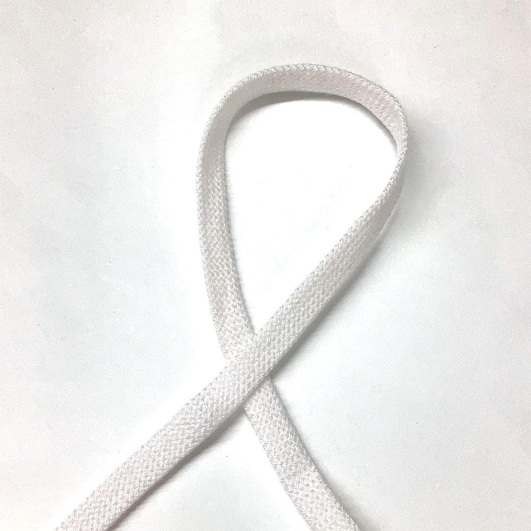 【 Elite エリート A400F アクリル平コード 8mm 白 】 フラットスピンドルコード アクリルコード