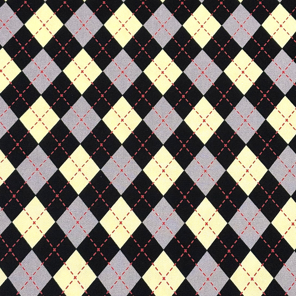 アーガイル柄の生地