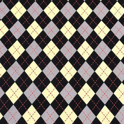 アーガイル柄の生地