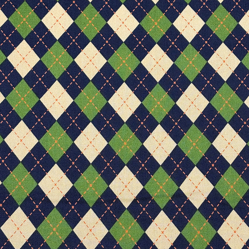 アーガイル柄の生地
