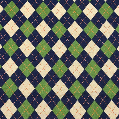 アーガイル柄の生地