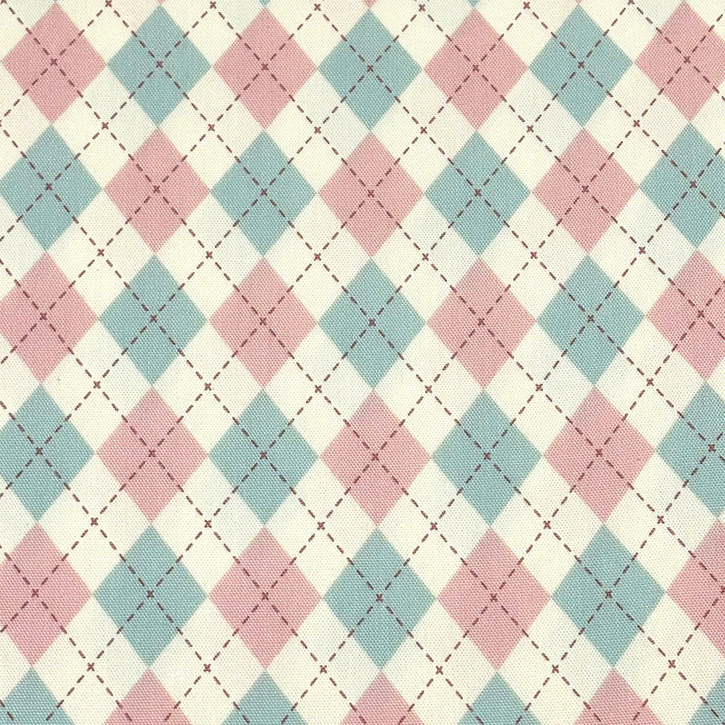 アーガイル柄の生地