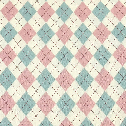 アーガイル柄の生地