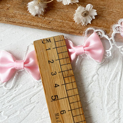 リボン【 立体リボンブレード 32mm 】 ブレードリボン ヘアアクセサリー 髪飾り ヘアアクセ