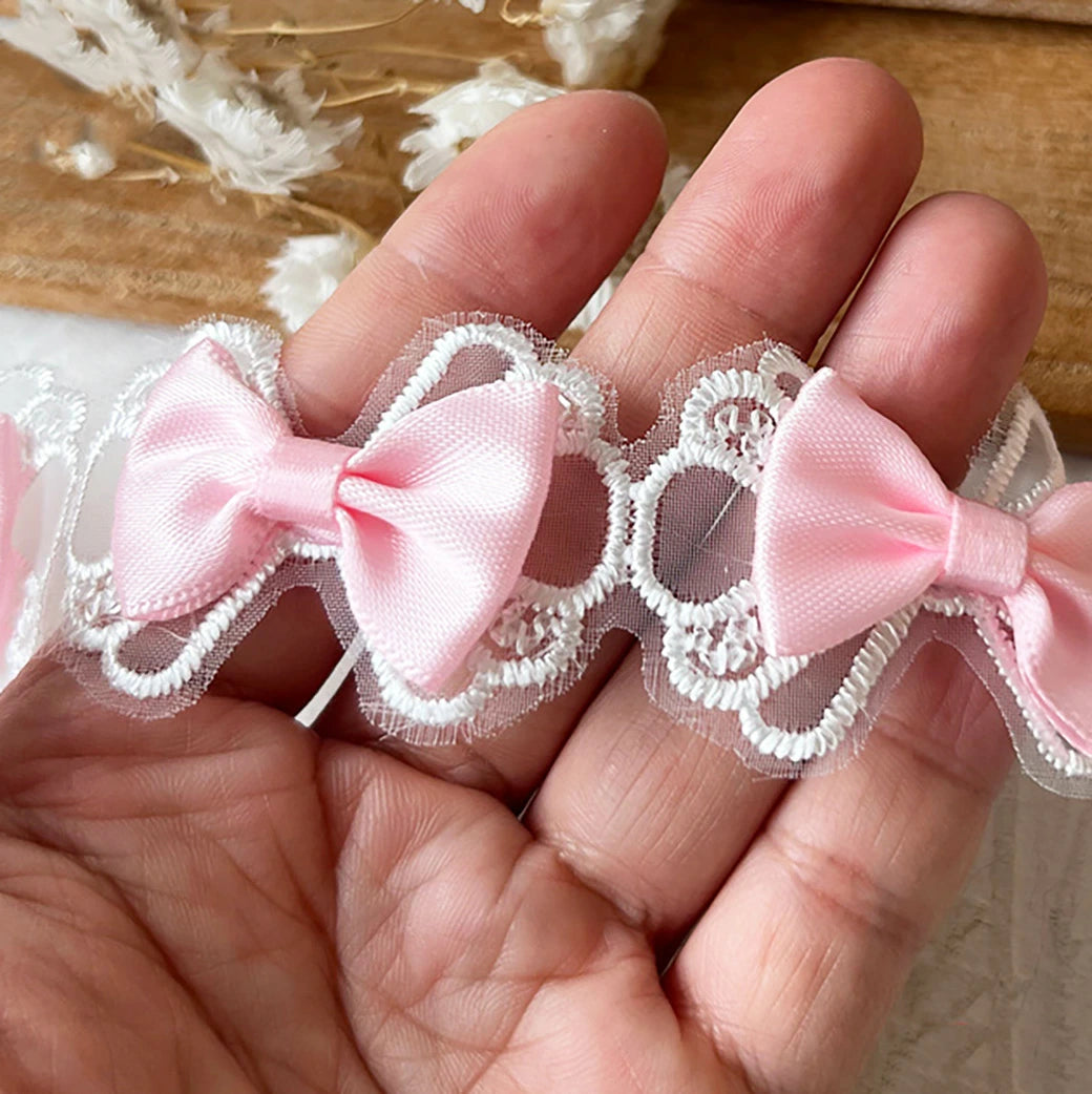 リボン【 立体リボンブレード 32mm 】 ブレードリボン ヘアアクセサリー 髪飾り ヘアアクセ