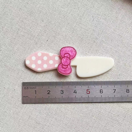 【 カトラリーデコパーツ ナイフ 】 デコ パーツ 食器 フォーク ナイフ スプーン かわいい センターパーツ