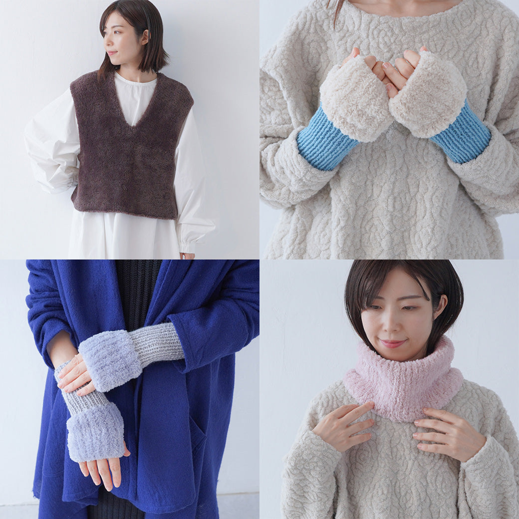 毛糸で作った作品例の写真