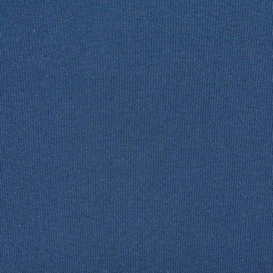 生地 【 リブフライス ネイビー 】 ニット生地  リブフライス生地 56cm巾 リブ 生地 定番 カットソー トップス カーディガン パンツ タンクトップ ベビー用品 ベビー服 子ども服 犬服 シンプル 無地 ぬいぐるみ 綿生地 綿100% コットン 伸縮性 やわらか Textile World TOA